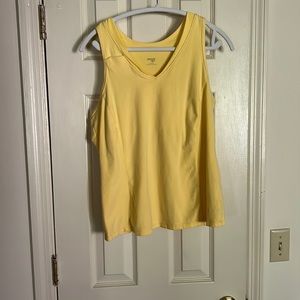 Danskin yellow athletic tank top. Size XXL.